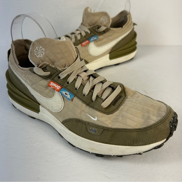 ❤️ Nike Waffle One Premium Rattan Toasty Green Sail Men’s Size 8 Shoes - Picture 1 of 8